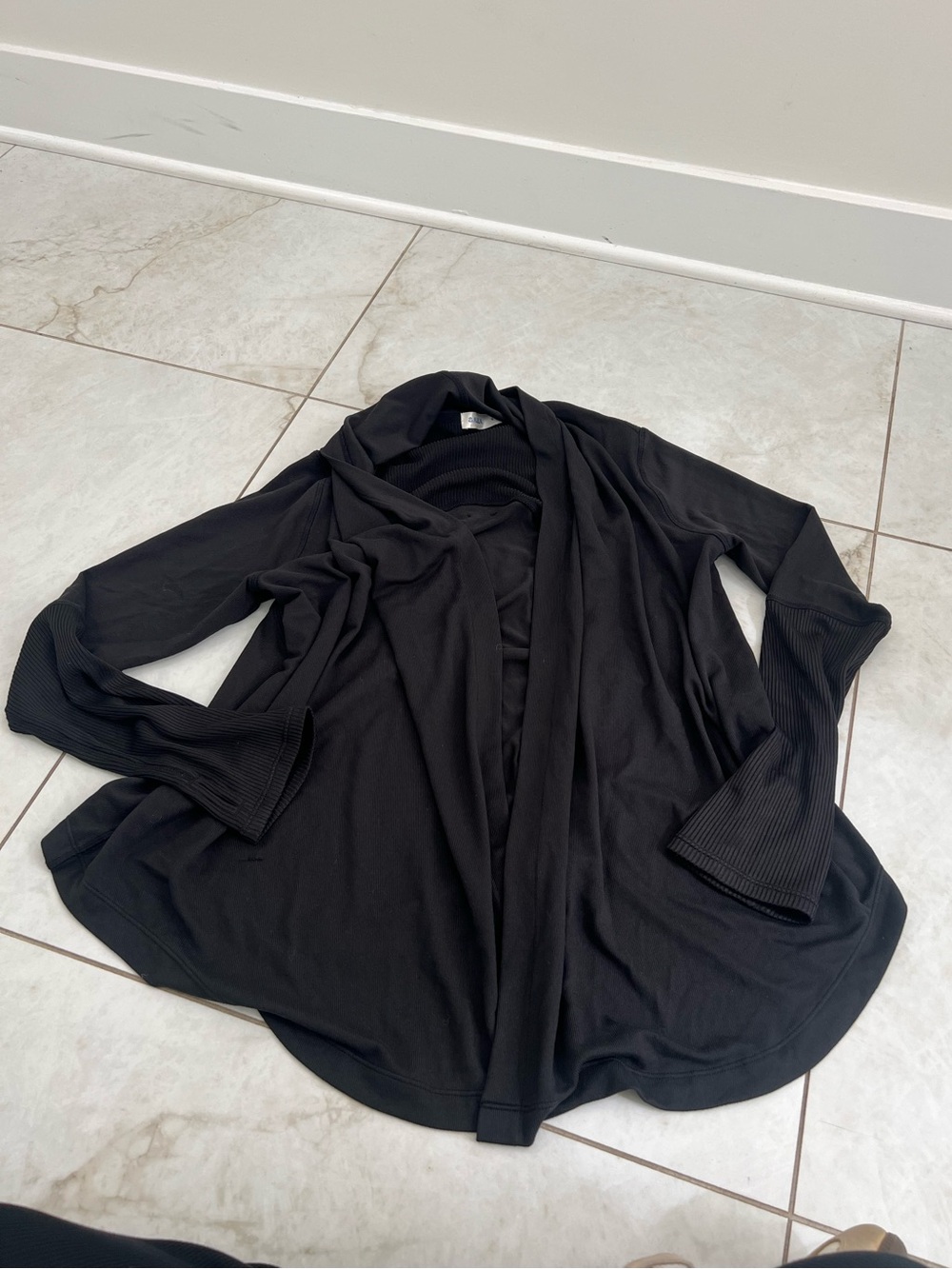 NEW ALALA Black Everyday Cardigan Size Small